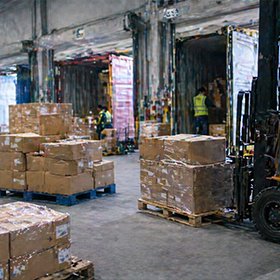 Consolidated cargo shipment from three Chinese cities to Colombia