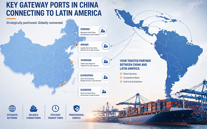 Main sea ports in China