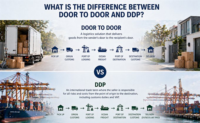 What Is the Difference Between Door to Door and Ddp?