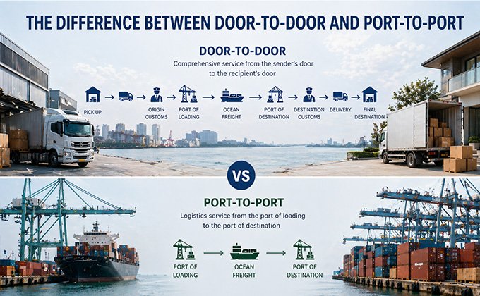 What Is the Difference Between Door-to-Door and Port-to-Port?